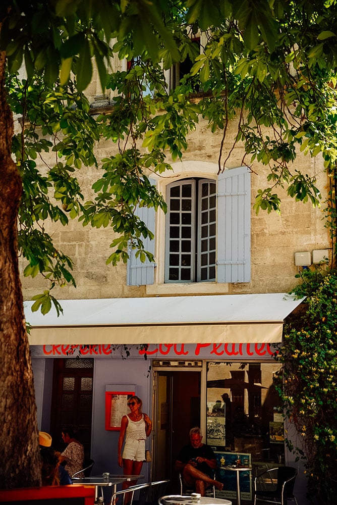 Façade restaurant Saint-Rémy-de-Provence