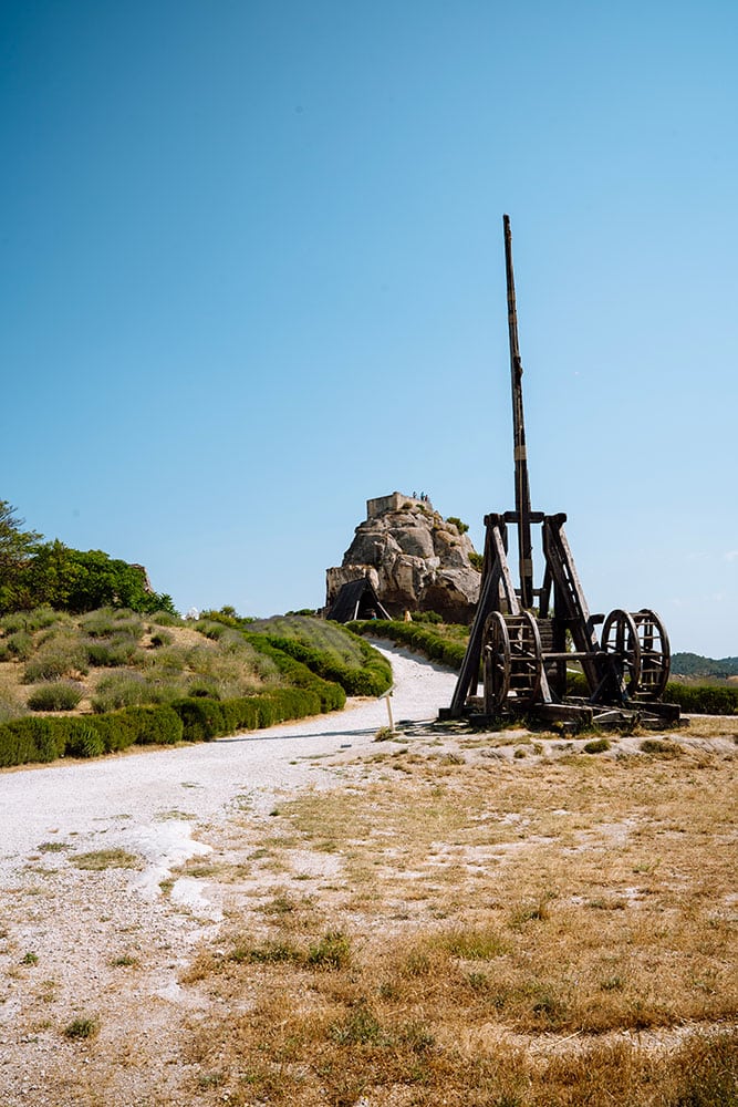 Vue esplanade Baux-de-Provence
